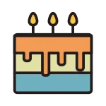 Birthday Cake SVG Icon
